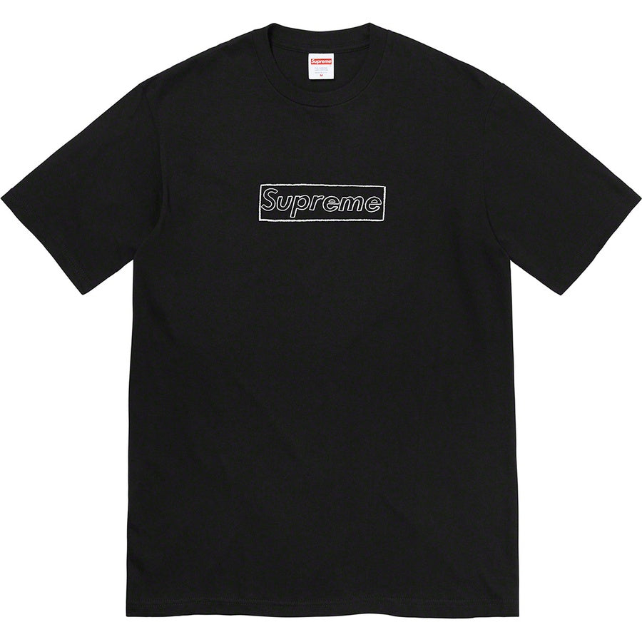 Supreme x KAWS Chalk Logo Tee Black  | Hype Vault Kuala Lumpur | Asia's Top Trusted High-End Sneakers and Streetwear Store | Authenticity Guaranteed
