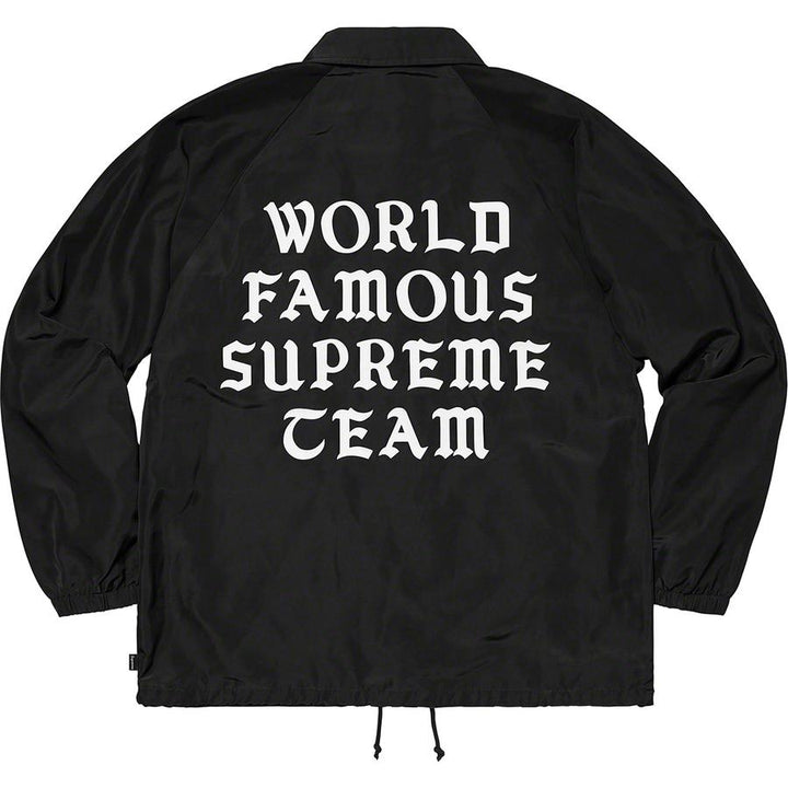 Supreme World Famous Coaches Jacket Black (Size S) - Hype Vault 