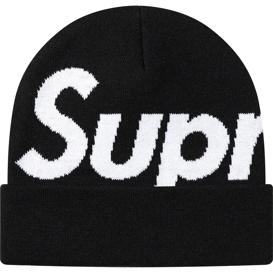 Supreme Big Logo Beanie Black (FW20) | Hype Vault Kuala Lumpur | Asia's Top Trusted High-End Sneakers and Streetwear Store | Authenticity Guaranteed