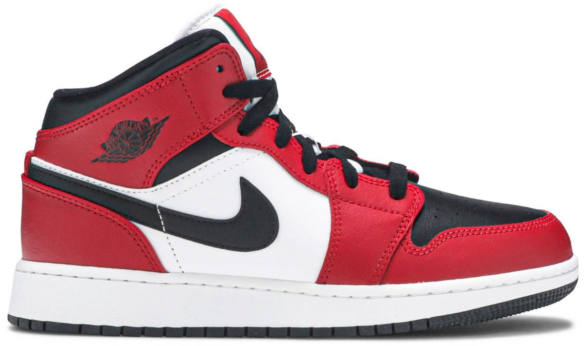 Air Jordan 1 Mid GS Chicago Black Toe – Hype Vault