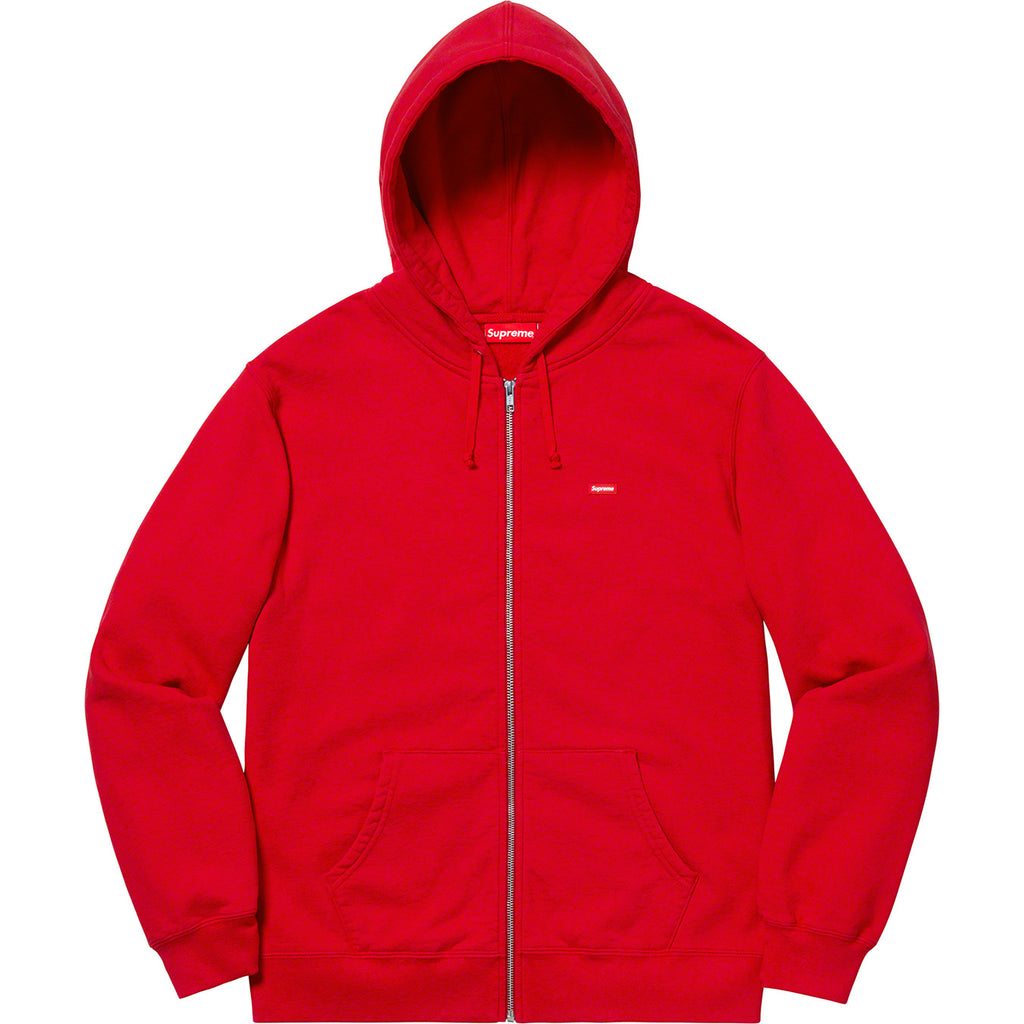 Supreme Small Box Zip Up Sweatshirt Red (Size M)