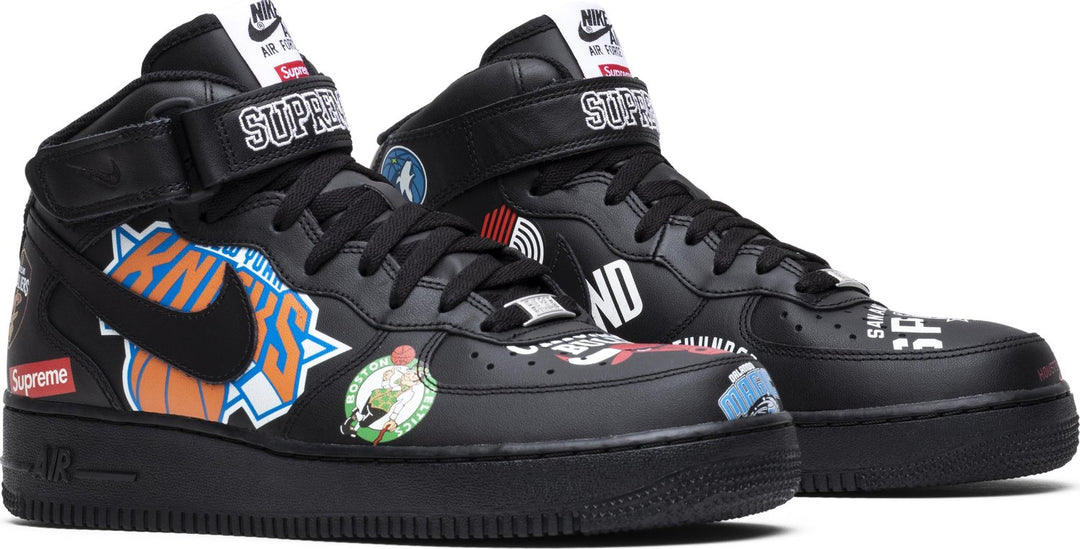 Supreme x NBA x Air Force 1 Mid 07 'Black' | Hype Vault Kuala Lumpur | Asia's Top Trusted High-End Sneakers and Streetwear Store