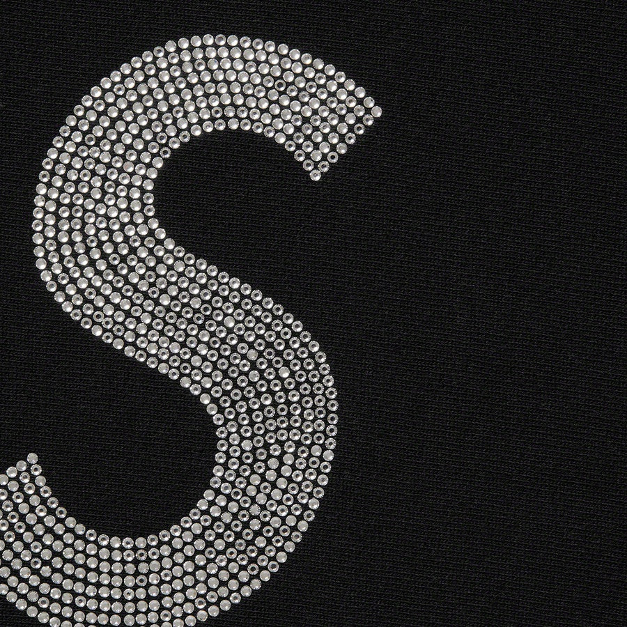 Supreme x Swarovski S Logo Hooded Sweatshirt Black – Hype Vault