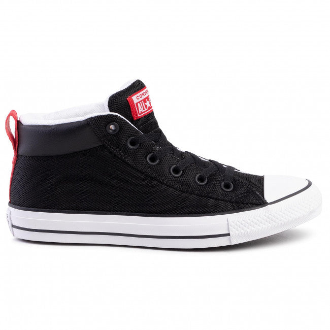 Converse Chuck Taylor All Star Street Mid Black Red | Hype Vault Malaysia