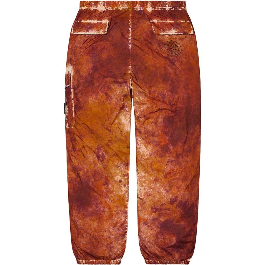 Supreme x Stone Island Painted Camo Nylon Cargo Pants Coral (FW20