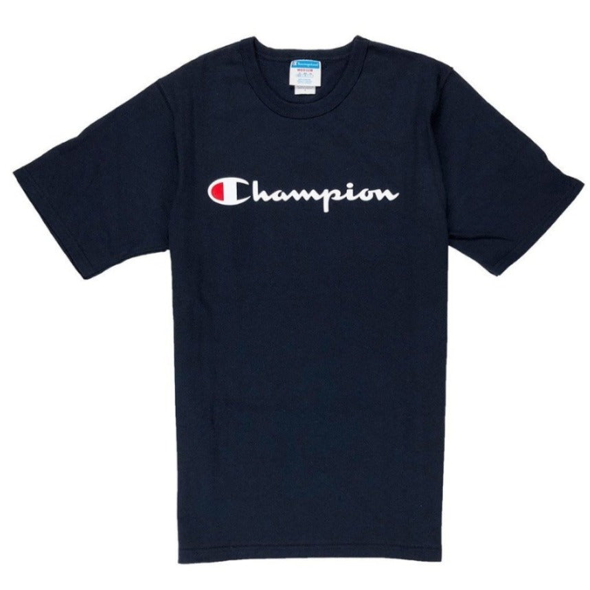 Champion Big Script Printed Logo Tee - Hype Vault 