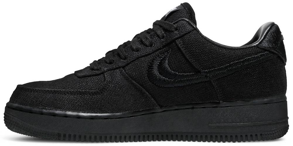 Stussy x Nike Air Force 1 Low 'Triple Black' | Hype Vault Malaysia | Authentic without a doubt