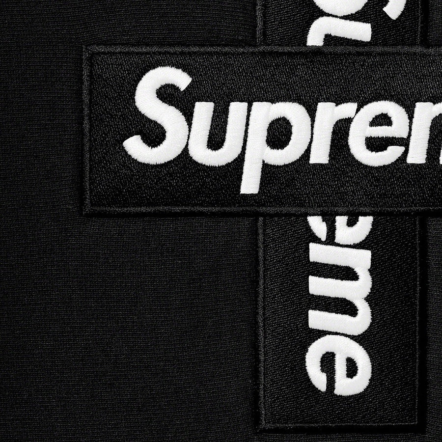 Supreme Cross Box Logo Hooded Sweatshirt Black (FW20) – Hype Vault