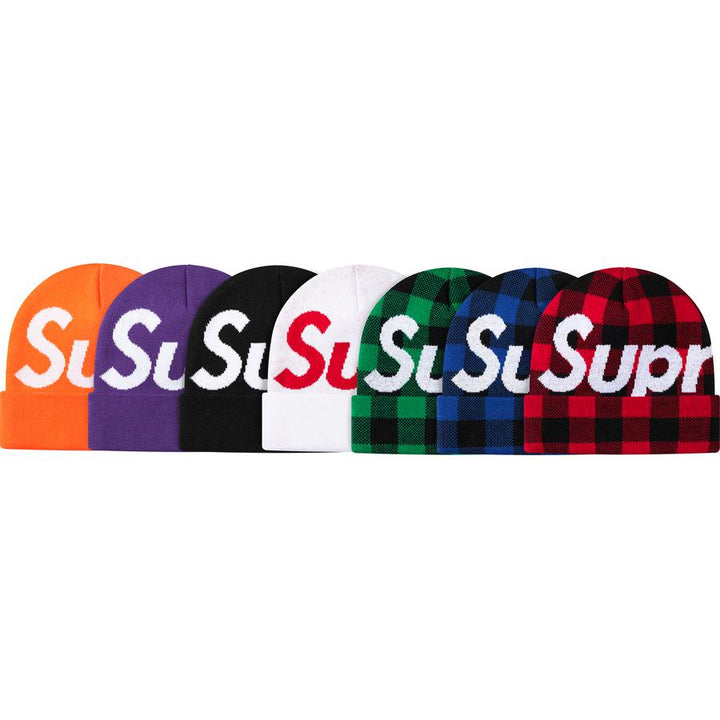 Supreme Big Logo Beanie Black (FW20) | Hype Vault Kuala Lumpur | Asia's Top Trusted High-End Sneakers and Streetwear Store | Authenticity Guaranteed