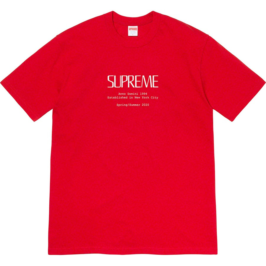 Supreme Anno Domini Tee Red (Size XL) - Hype Vault 