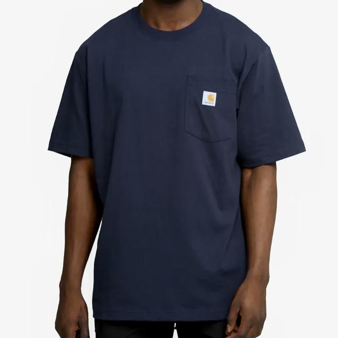 Carhartt K87 Workwear Pocket T-Shirt Navy