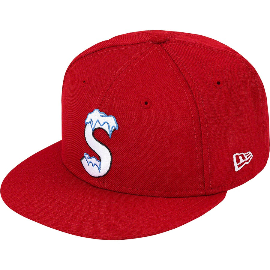 Supreme S Logo New Era® 59FIFTY Baseball Hat Dark Blue with Red. New 7 5/8