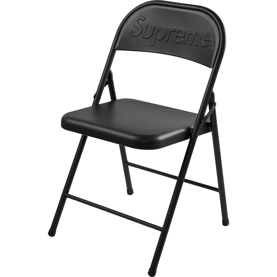 Supreme Metal Folding Chair Black | Hype Vault