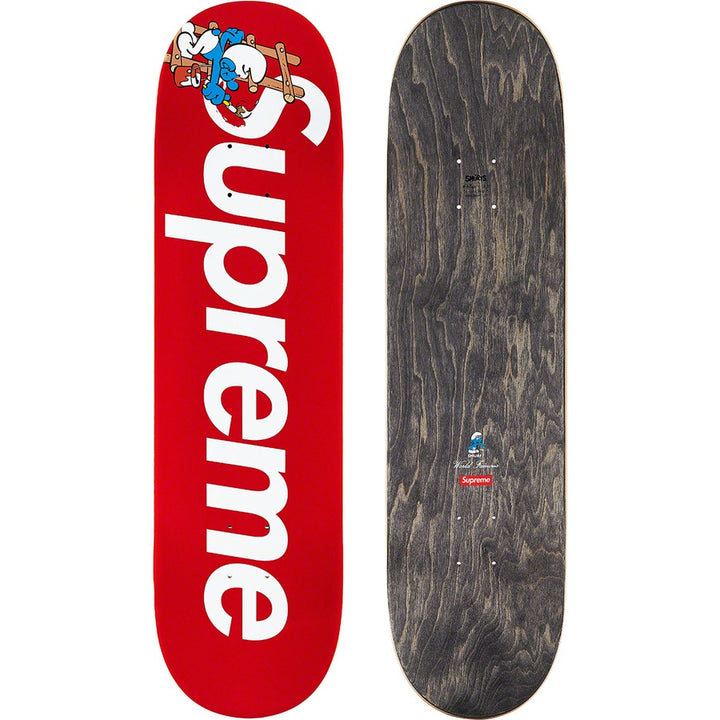 Supreme Smurfs Skateboard Red | Hype Vault Malaysia