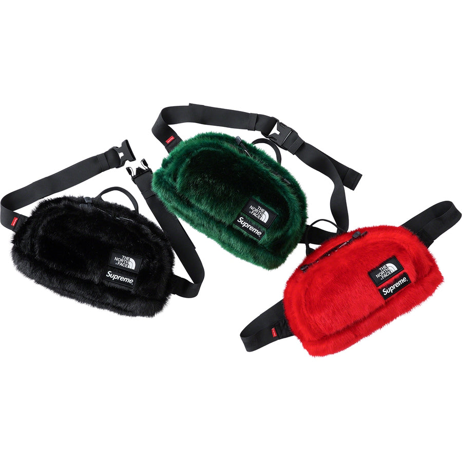 Supreme x The North Face (TNF) Faux Fur Waist Bag Green FW20 | Hype Vault | Malaysia's Leading Streetwear Store | Authentic without a doubt