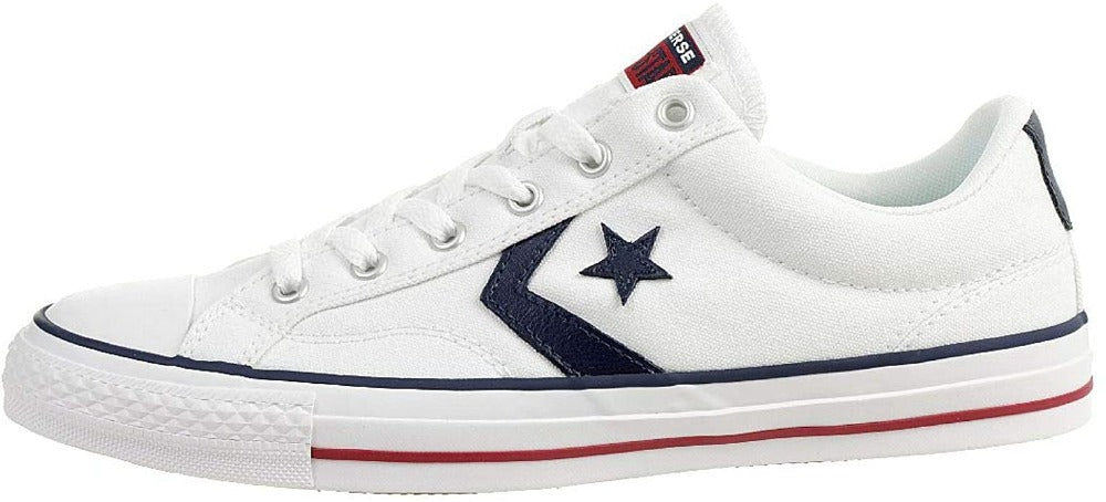 Converse Star Player Ox White/Navy | Hype Vault Malaysia | Authentic sneakers and streetwear