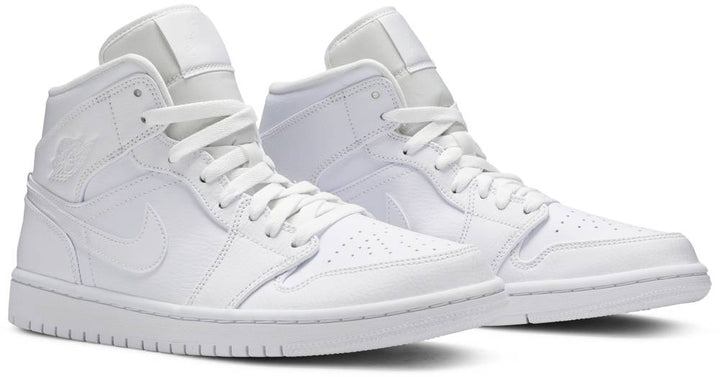 Air Jordan 1 Mid Triple White (2020) | Hype Vault Kuala Lumpur | Asia's Top Trusted High-End Sneakers and Streetwear Store | Authenticity Guaranteed