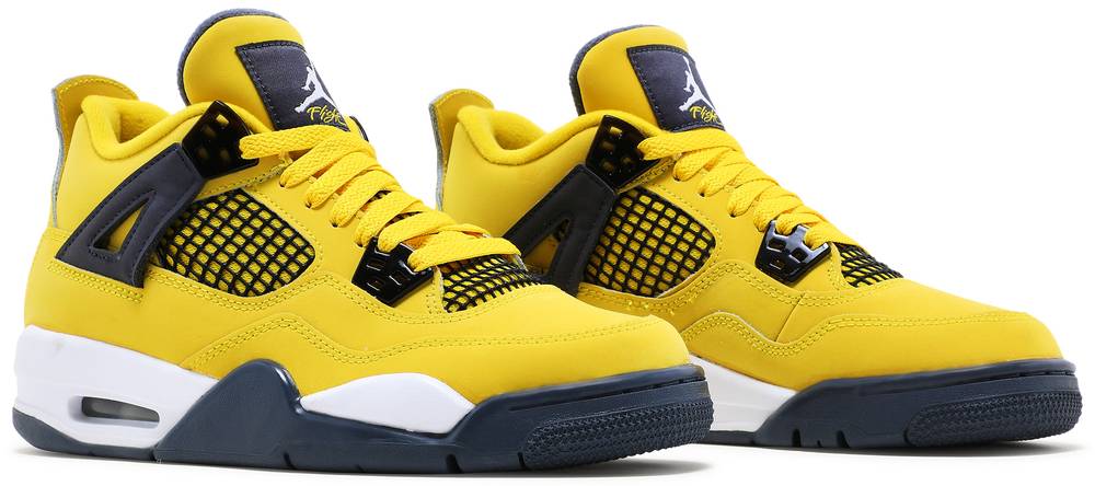 Air Jordan 4 Retro 'Lightning' (GS) (2021) | Hype Vault Kuala Lumpur | Asia's Top Trusted High-End Sneakers and Streetwear Store | Authenticity Guaranteed