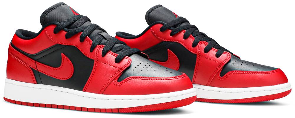 Air Jordan 1 Low Reverse Bred (GS) | Hype Vault Kuala Lumpur | Asia's Top Trusted High-End Sneakers and Streetwear Store | Authenticity Guaranteed