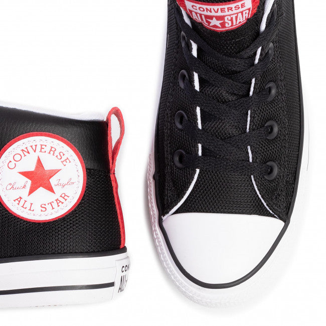 Converse Chuck Taylor All Star Street Mid Black Red | Hype Vault Malaysia