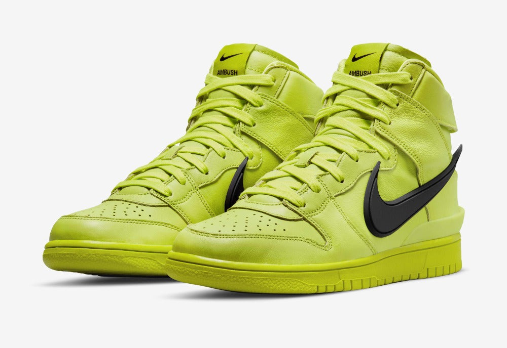 AMBUSH x Nike Dunk High 'Flash Lime' | Hype Vault Kuala Lumpur | Asia's Top Trusted High-End Sneakers and Streetwear Store | Authenticity Guaranteed