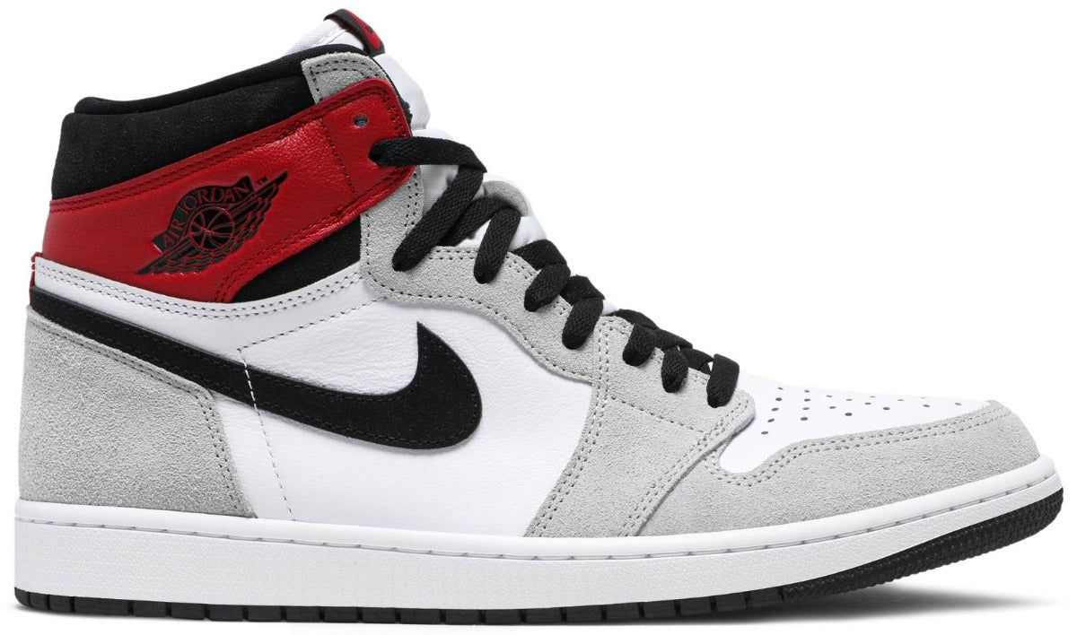 jordan 1 light smoke grey white laces