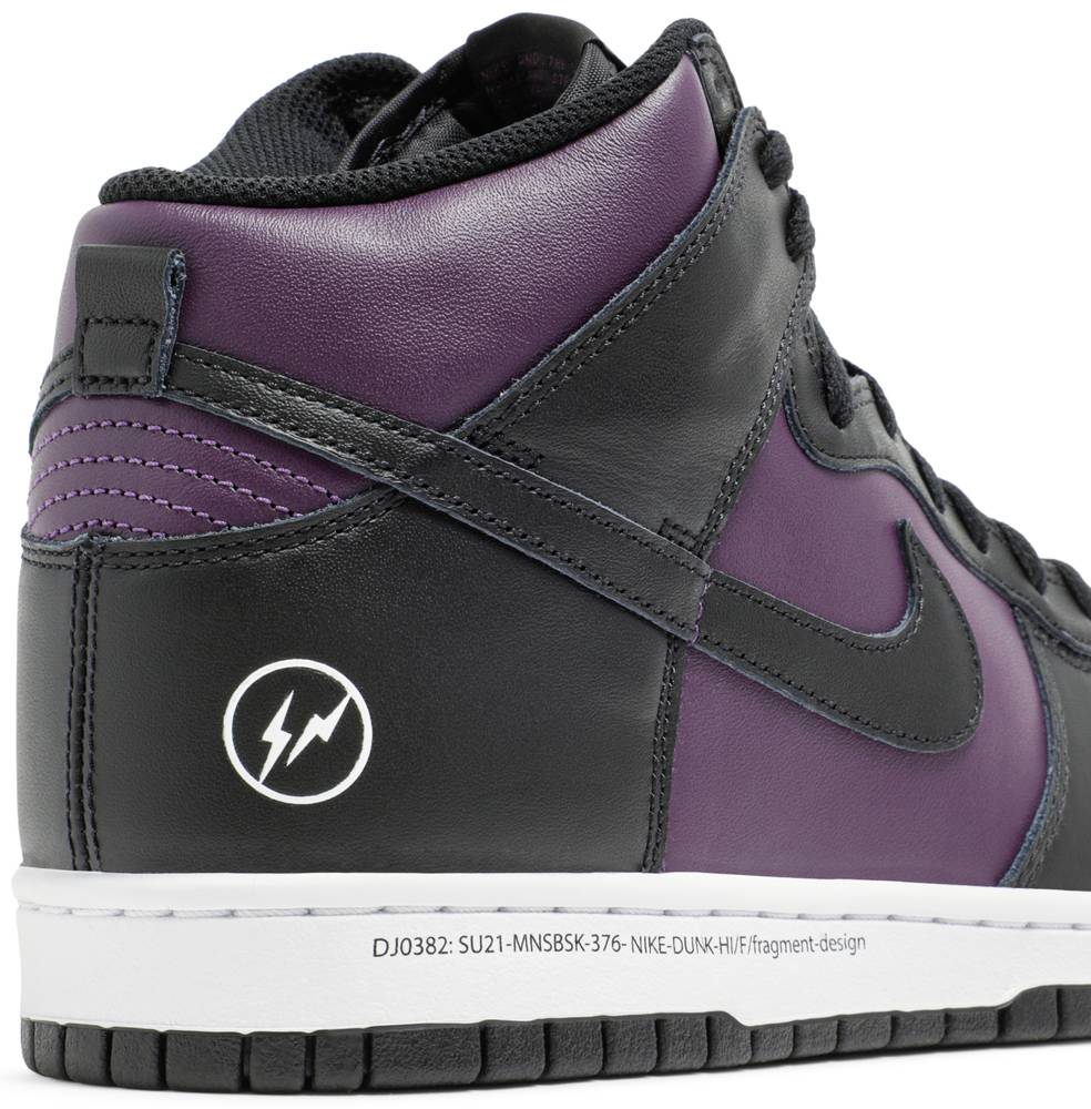 City Pack Nike Dunk High Fragment Purple Size Nike Dunk High X