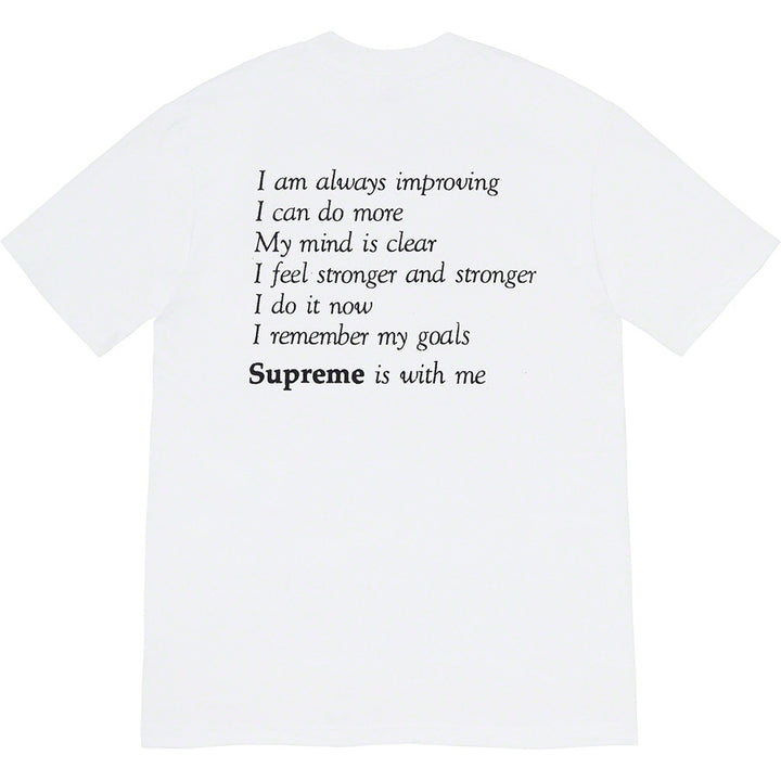Supreme Stay Positive Tee White | Hype Vault Malaysia