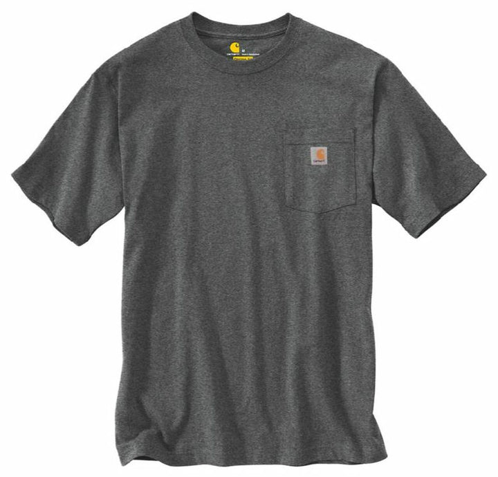 Carhartt K87 Workwear Pocket T-Shirt Carbon Heather (Size L)