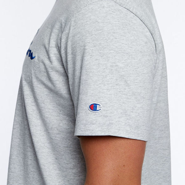 Champion embroidered 2024 chest logo tee