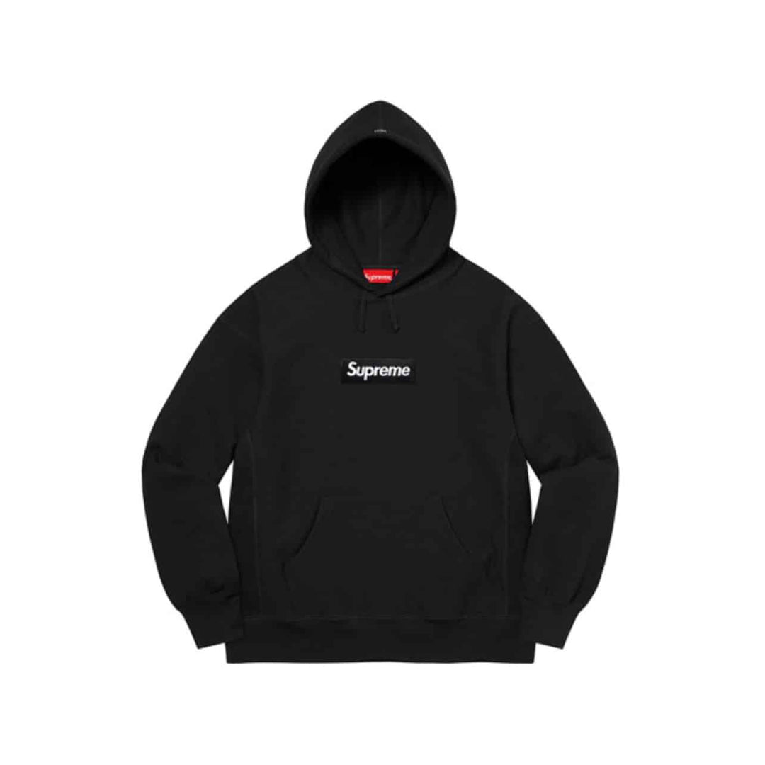 Supreme Box Logo Hooded Sweatshirt Black (XL)
