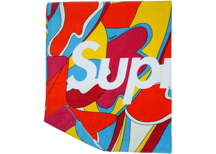 Supreme Abstract Beach Towel Red – Hype Vault
