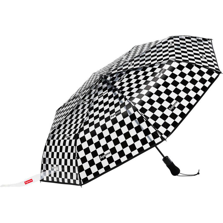 Supreme ShedRain Transparent Checkerboard Umbrella - Hype Vault 