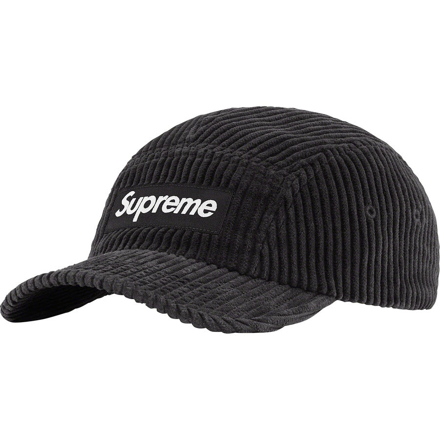 Supreme Corduroy Camp Cap Black (SS22) | Hype Vault Kuala Lumpur | Asia's Top Trusted High-End Sneakers and Streetwear Store
