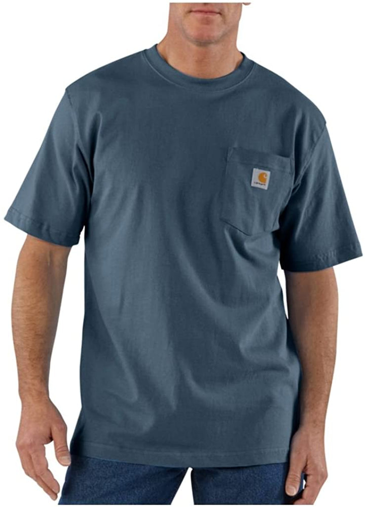 Carhartt K87 Workwear Pocket T-Shirt Bluestone