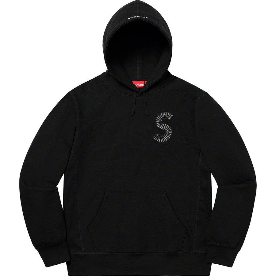 Supreme S Logo Hooded Sweatshirt Black | Hype Vault Malaysia