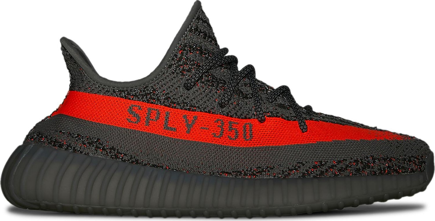 Adidas mens yeezy boost 350 v2 beluga grey/beluga-solar red cheap fabric