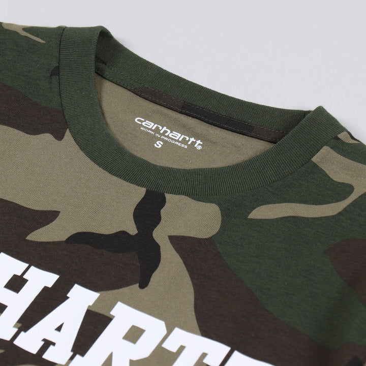 Carhartt WIP S/S College T-Shirt Camo/White | Hype Vault Kuala Lumpur | Asia's Top Trusted High-End Sneakers and Streetwear Store