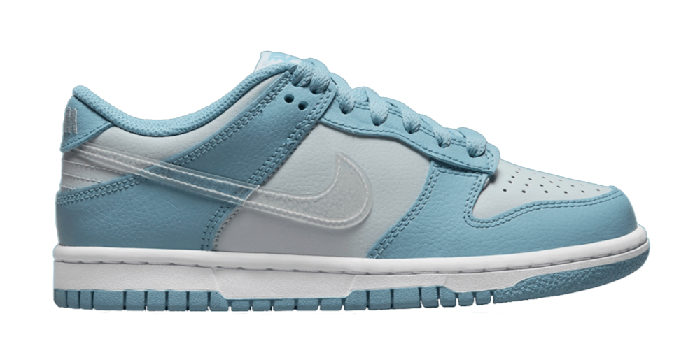 Nike Dunk Low Clear Blue Swoosh (GS) | Hype Vault Kuala Lumpur | Asia's Top Trusted High-End Sneakers and Streetwear Store