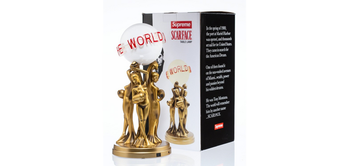 Supreme Scarface the World Is Yours Lamp