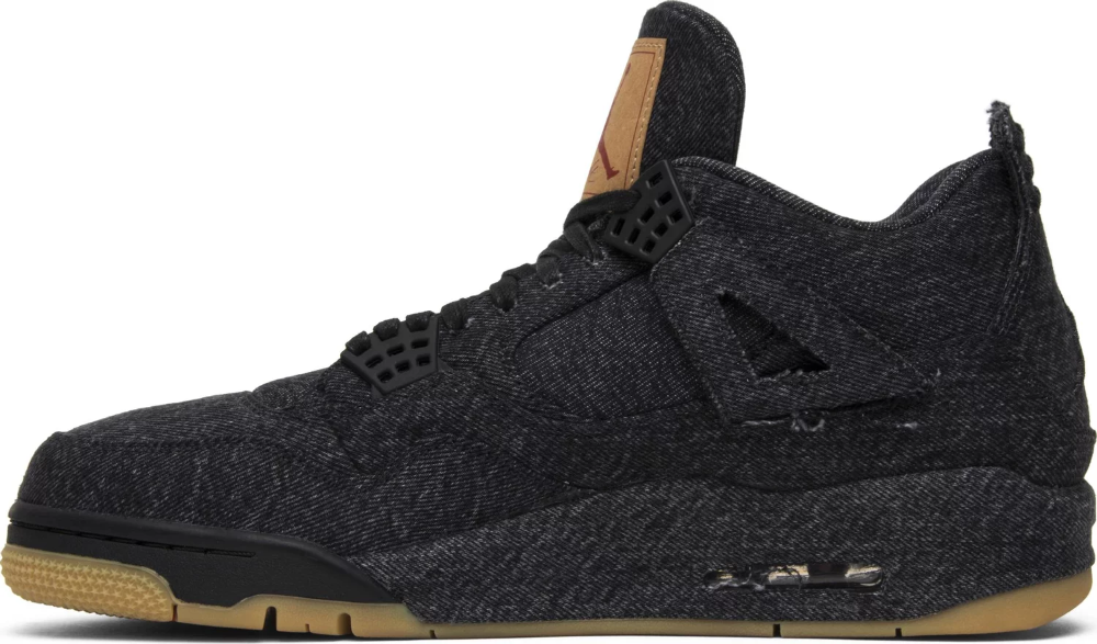 Levi s x Air Jordan 4 Retro Black Denim Hype Vault