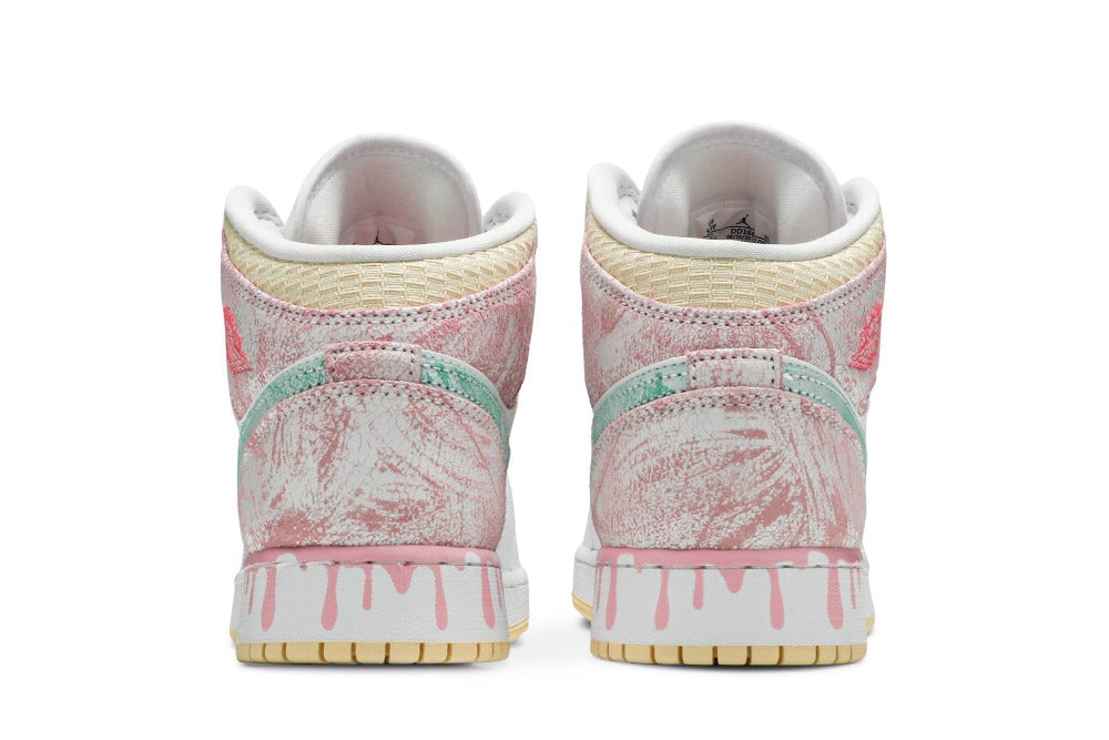 Air Jordan 1 Mid Paint Drip (GS)  | Hype Vault Kuala Lumpur | Asia's Top Trusted High-End Sneakers and Streetwear Store