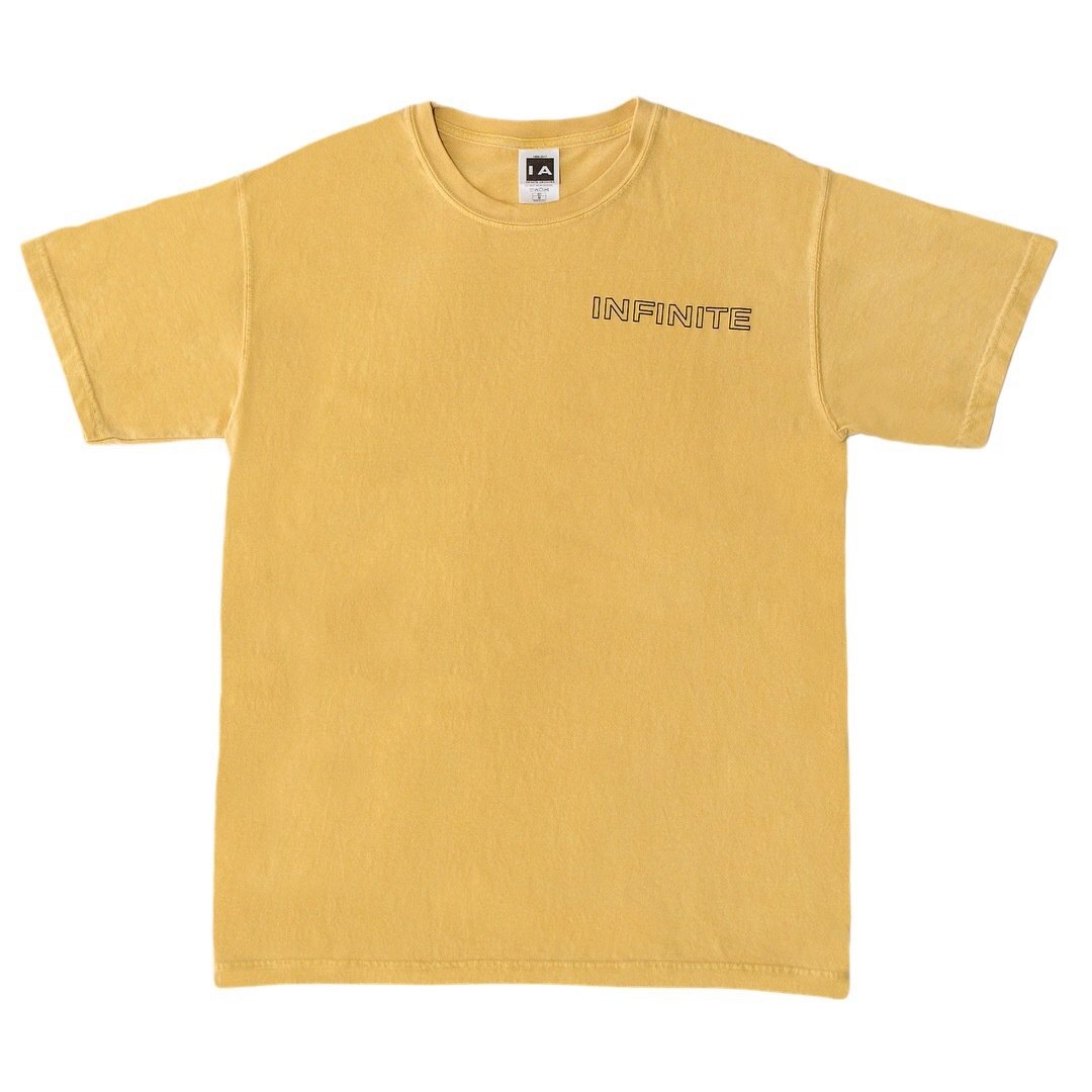 Infinite Archives T-Shirt Mustard | Hype Vault Malaysia