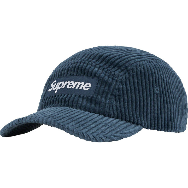 Supreme Corduroy Camp Cap Light Navy (SS22) | Hype Vault Kuala Lumpur | Asia's Top Trusted High-End Sneakers and Streetwear Store