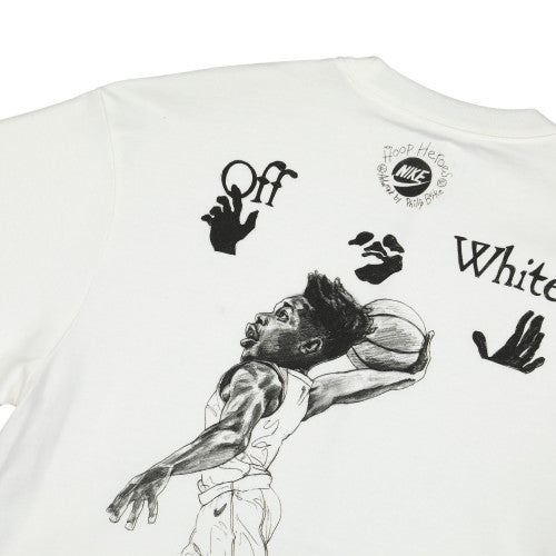 Jordan x off white tee online white