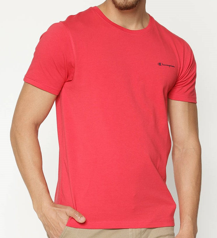 Champion Small Script Logo T-Shirt - Hype Vault 
