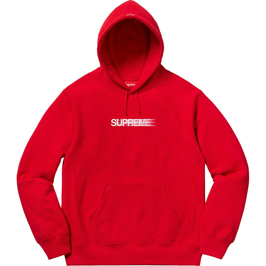 Supreme Motion Logo Hooded Sweatshirt Red SS20 | Hype Vault Malaysia