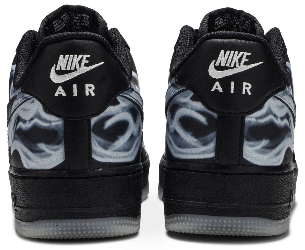 black skeleton air force 1