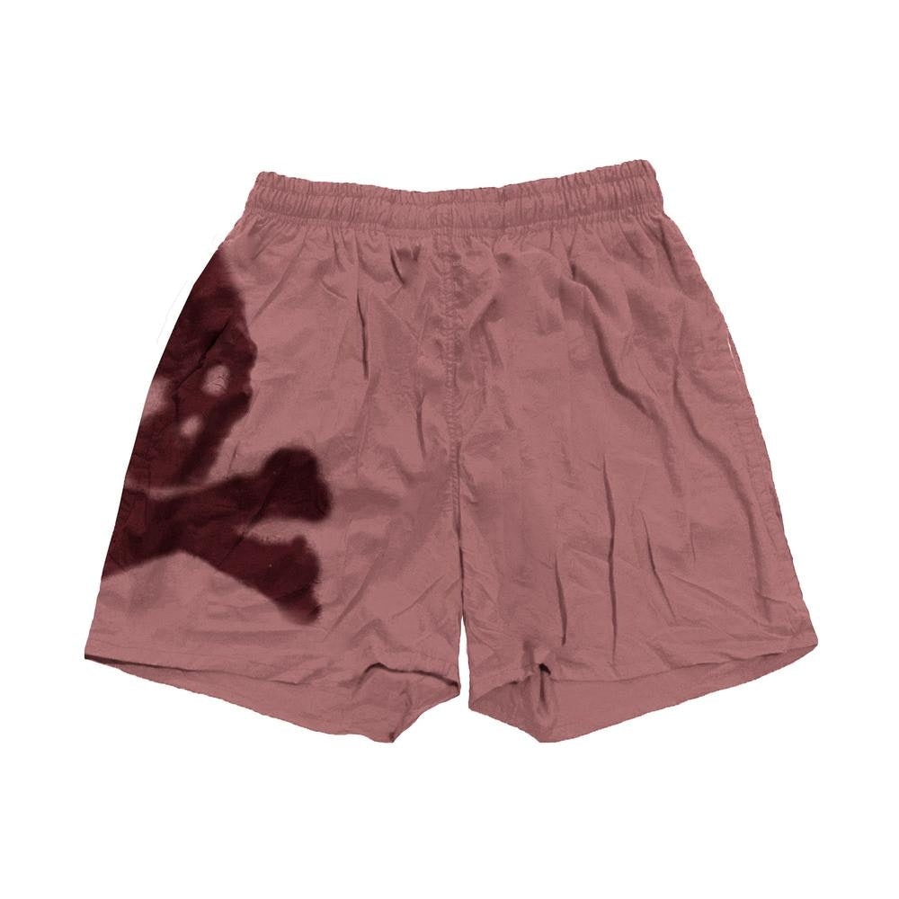 Travis Scott Cactus Jack x Mastermind Skull Shorts Washed Red | Hype Vault Kuala Lumpur | Asia's Top Trusted High-End Sneakers and Streetwear Store